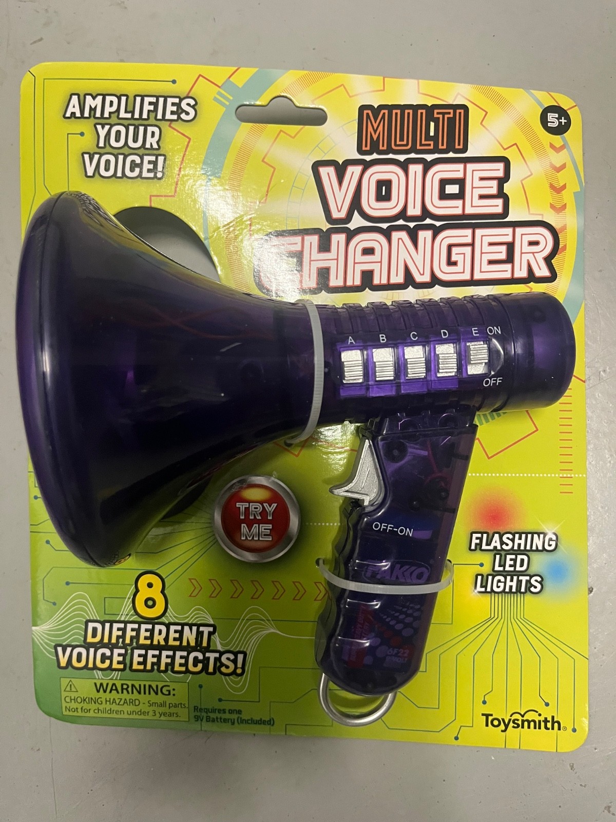Tech Gear Multi Voice Changer – Amplifies Voice with 8 Fun Effects!