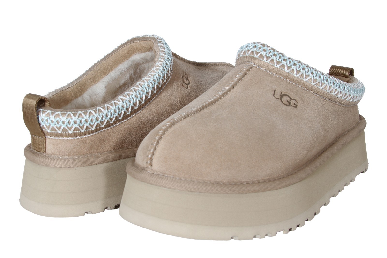 UGG Tazz II Women’s Platform Slippers | Color: Sand | Style 1174471-SAN