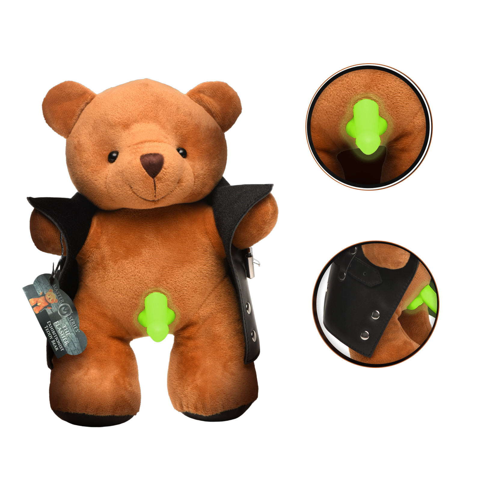 Bachelorette Glow-in-the-Dark Teddy Bear Naughty Fun Gag Gift Novelty Item