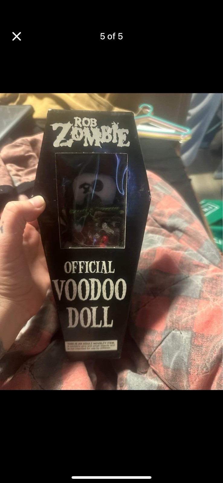 RARE NEW 2011 Rob Zombie Official Voodoo Doll Adult Novelty Item by Bravado
