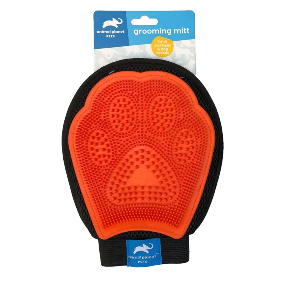 Animal Planet Pets l Double-Sided Grooming Mitt