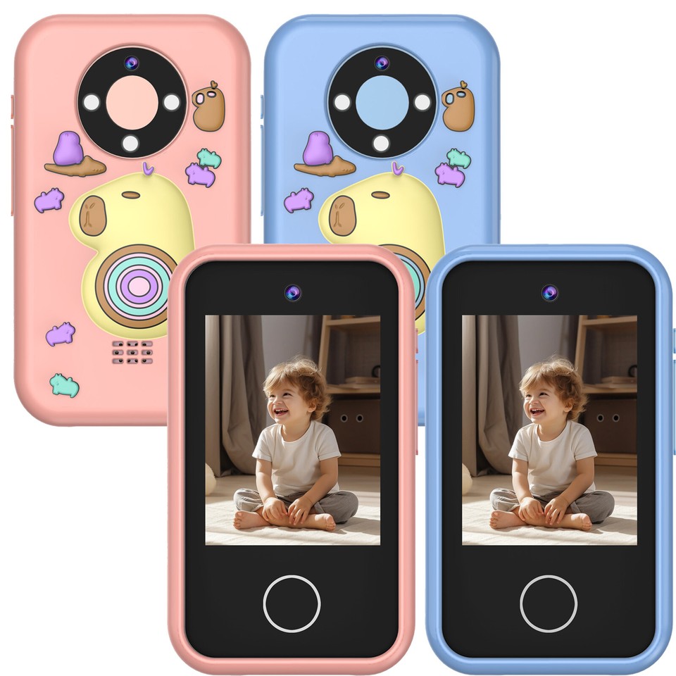Kids Smart Phone Camera Toys Touchscreen Learning Toy for 3-12 Year Old Boys Gir