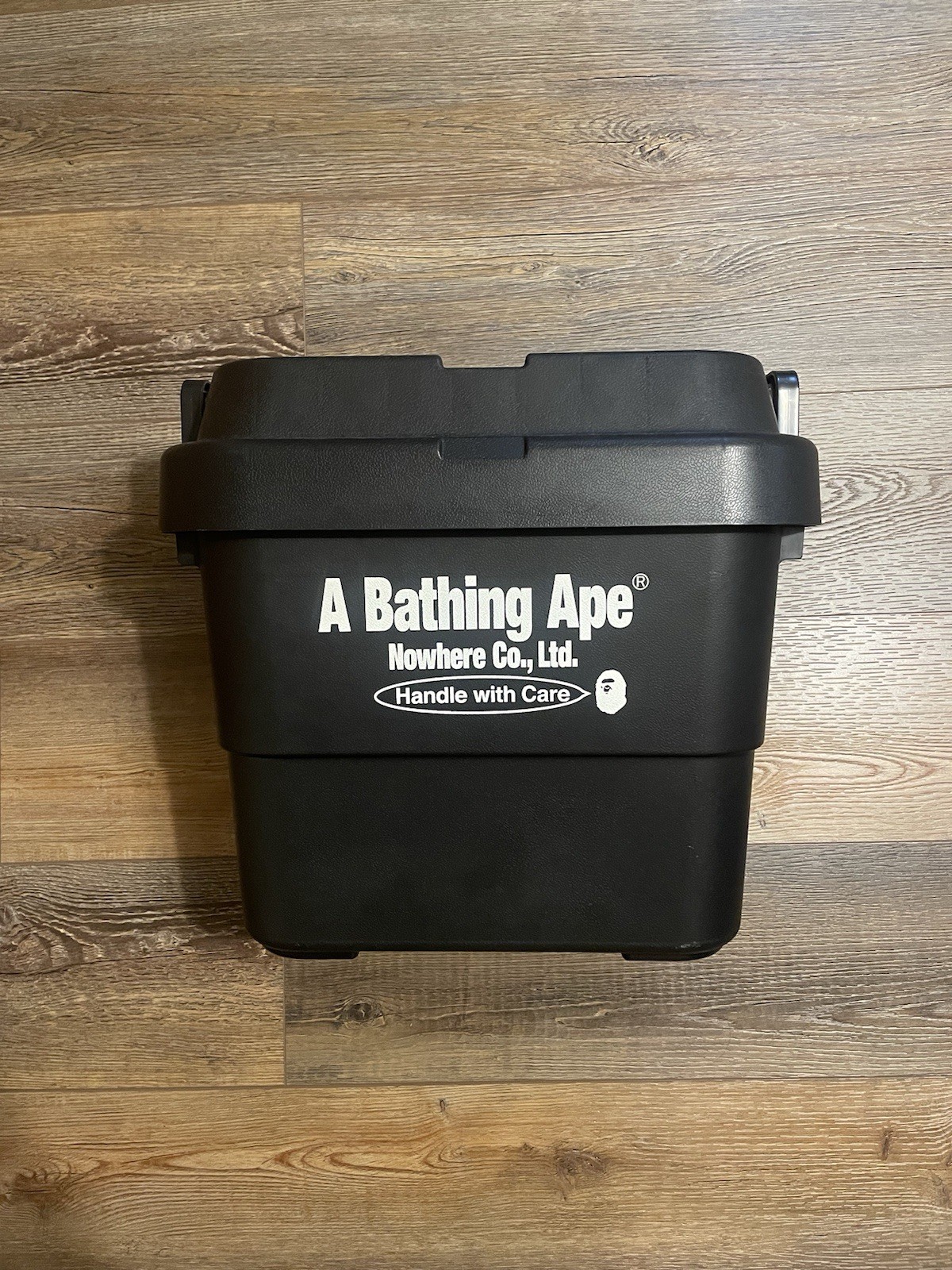 A bathing ape Bape ‘Nowhere Co Storage Bin Container Black Designer Home