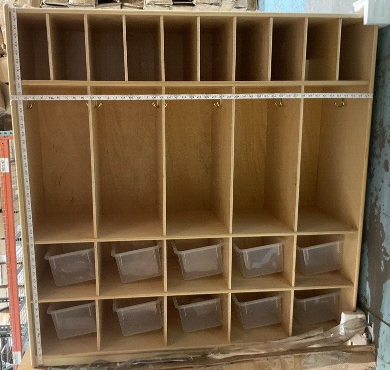 Wood Designe, 5-Section Classroom Locker and comminucation center, Home & School
