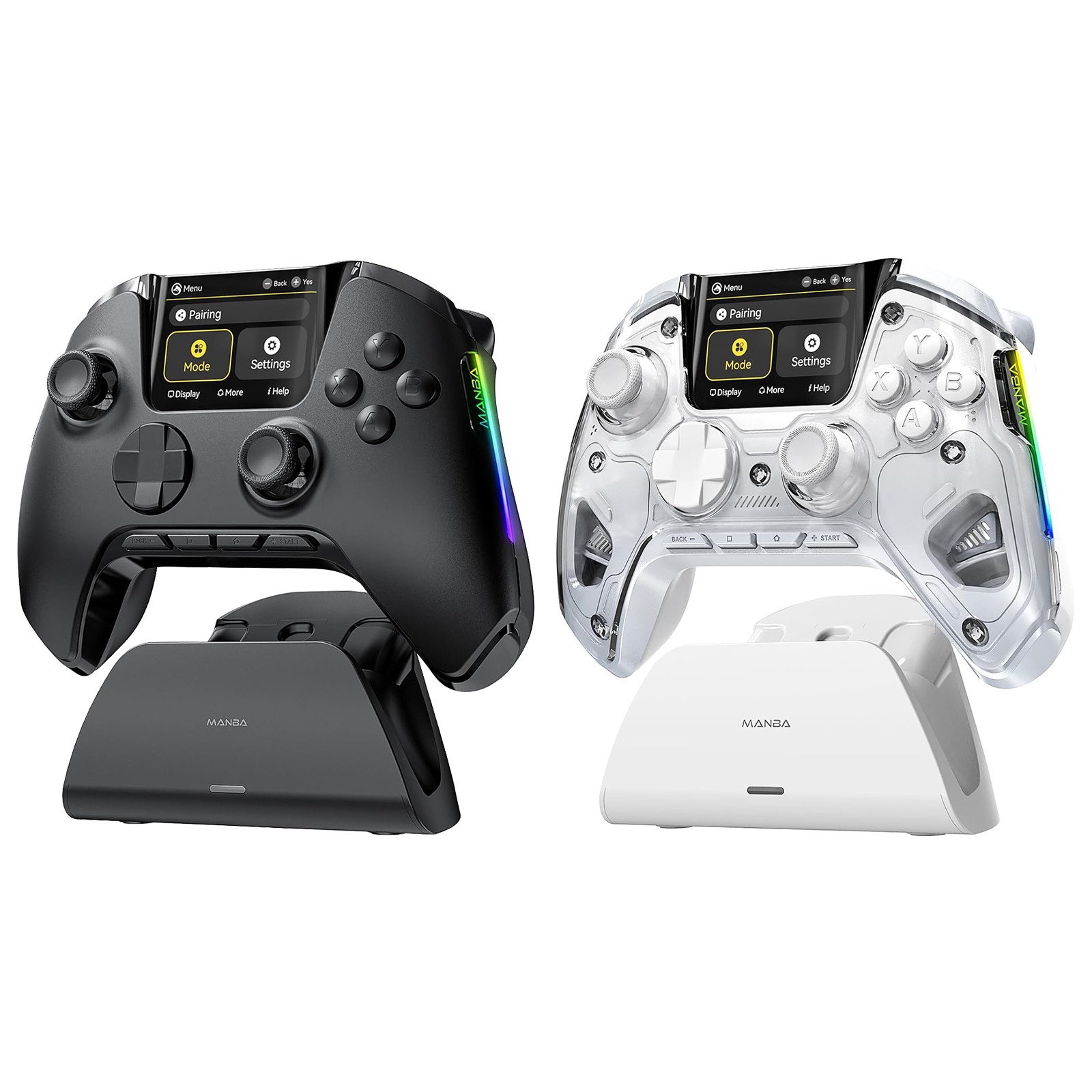 Manba One Interactive Screen Wireless Gaming Controller for Switch, PC, Android