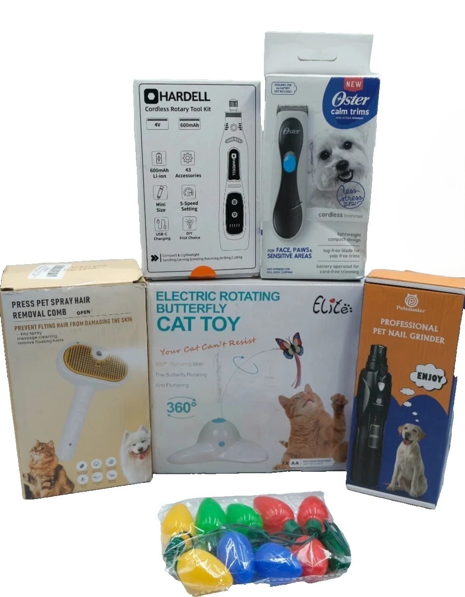 Oster Calm Trims Hardell Hair Removal Comb & Toy For Cats & Dogs Pets Gifts lot