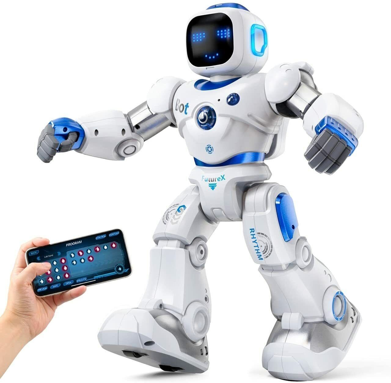 Smart Robots for Kids, Large Programmable Interactive RC Robot with Voice 4