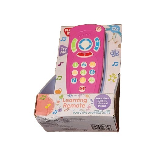 My First Kids Remote Control Toy PlayGo Electronic Learn Toddler Fun NEW! Sounds