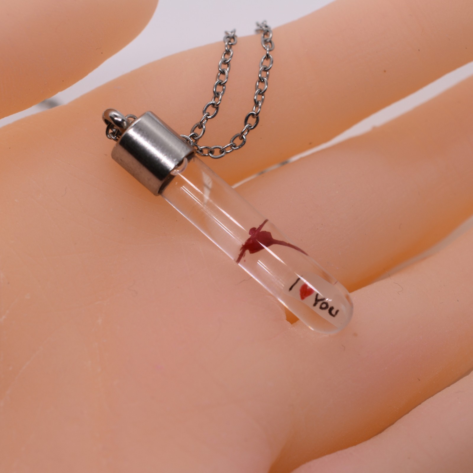 Personalized  your name on a grain of rice necklace. Key-chain. unique gift.