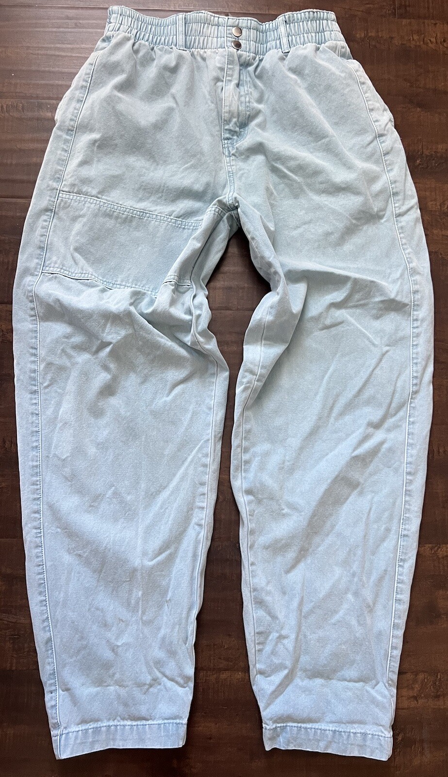 L.F. MARKEY Jeans Retro High-Waisted Ankle Paperbag Pants Jogger 90’s sz 29”