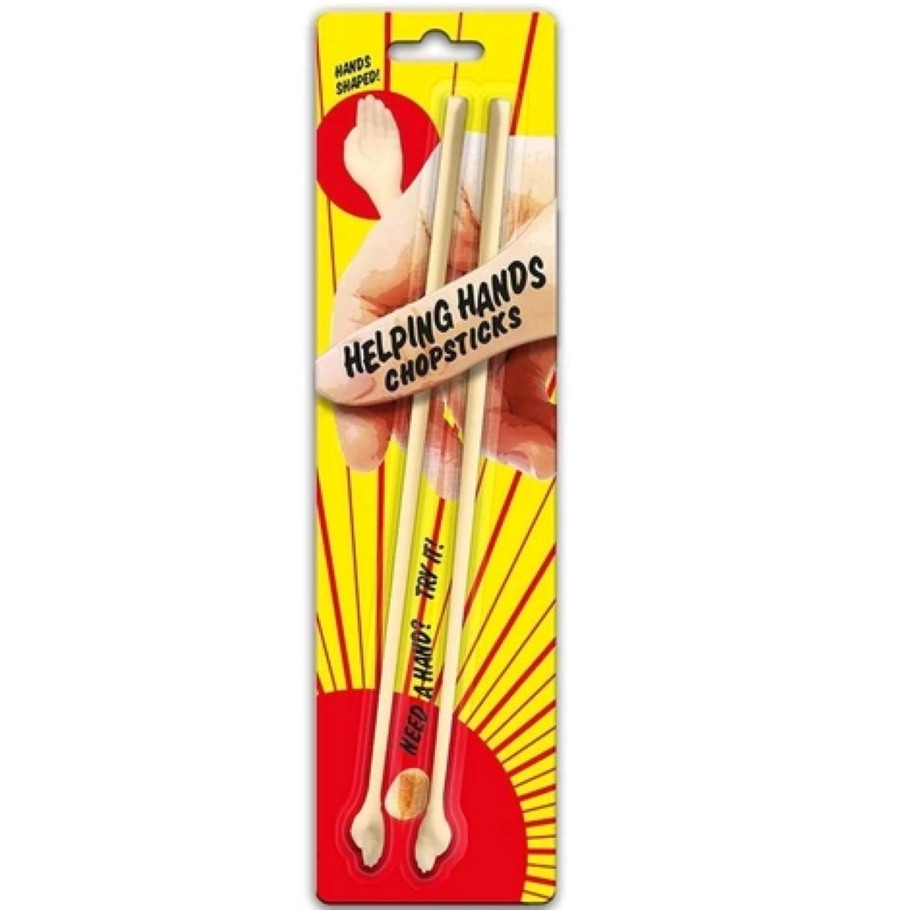 Helping Hands Chopsticks - For Those That Need a "Hand" - Great Novelty Item!