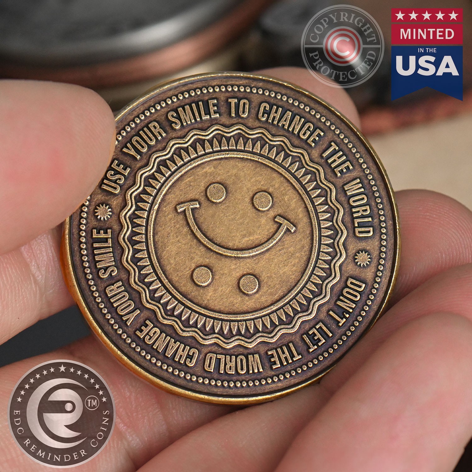 Smile Coin | Motivational Small Original Unique Gift Ideas