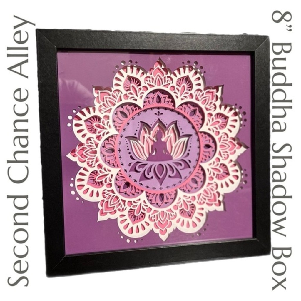 Buddha Shadow Box Unique Gift Ideas Holiday Gift Handcrafted