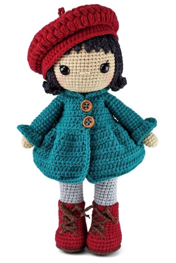 Handmade Crochet Doll "LuLu" Amigurumi Unique Gift