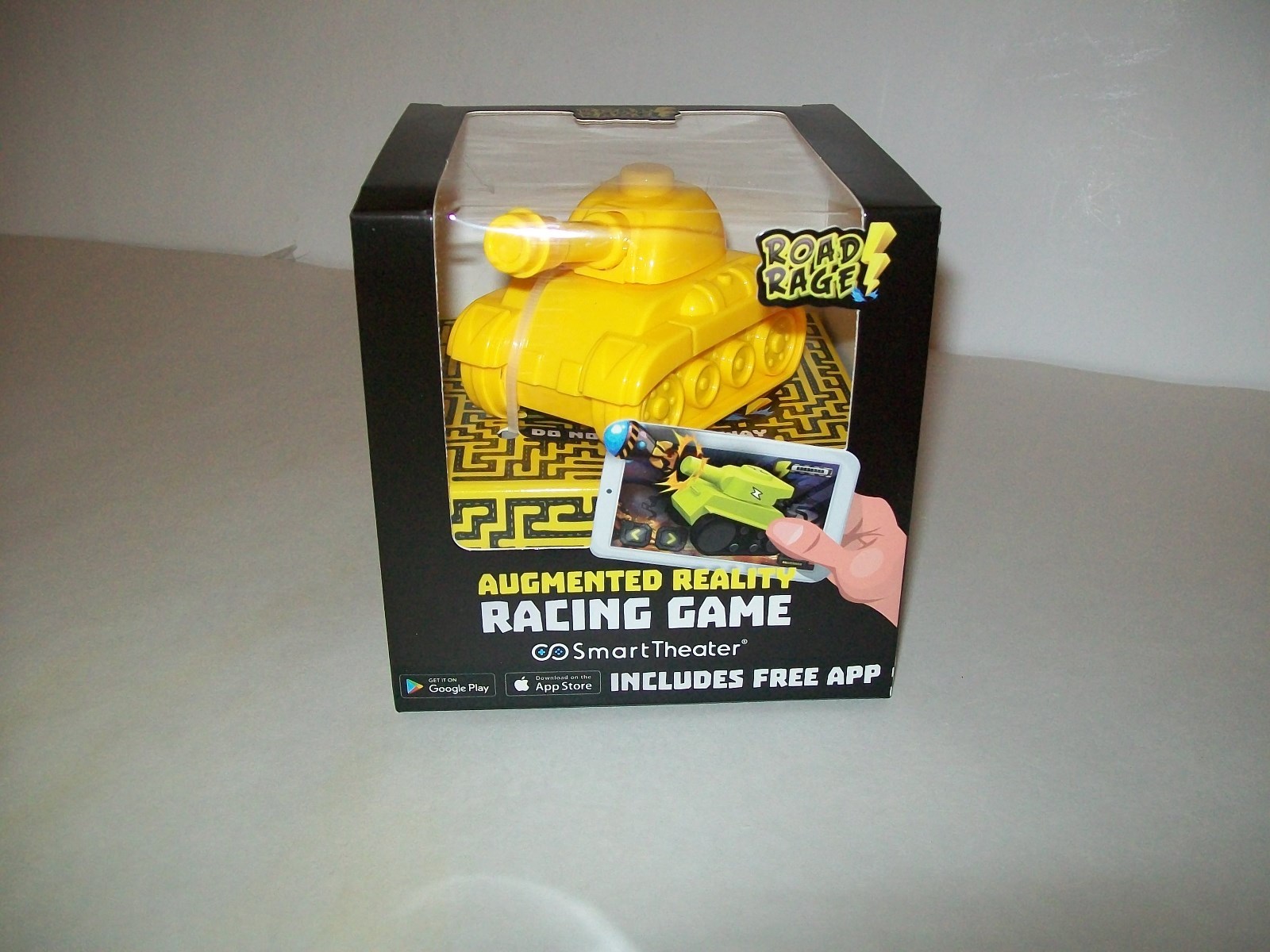 Racing Yellow Tank Augmented Reality Toy Game Use With All Smart Phones Free App