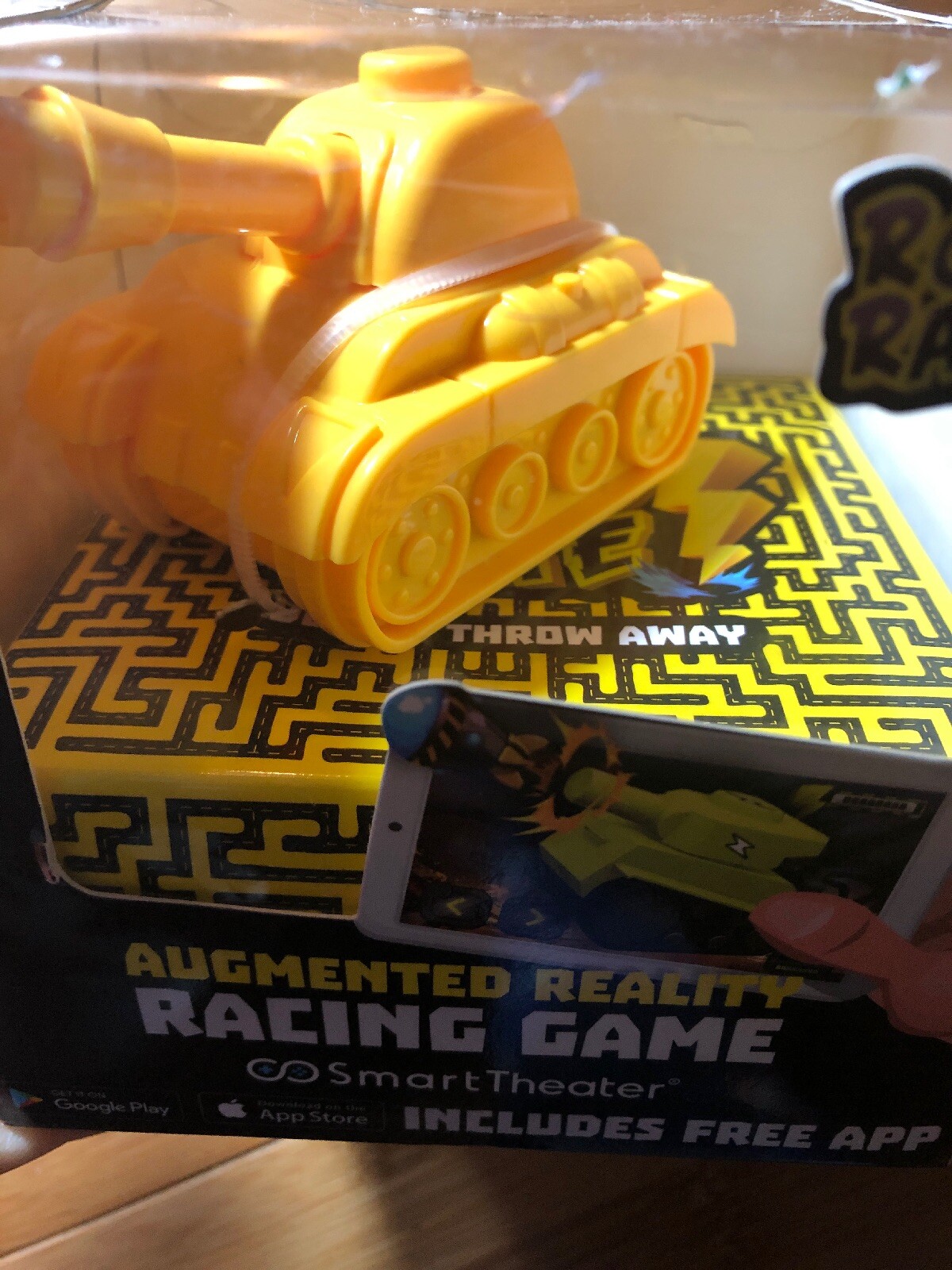 SmartTheater Road Rage Augmented Reality Racing Game Tank App Toy iPhone Android