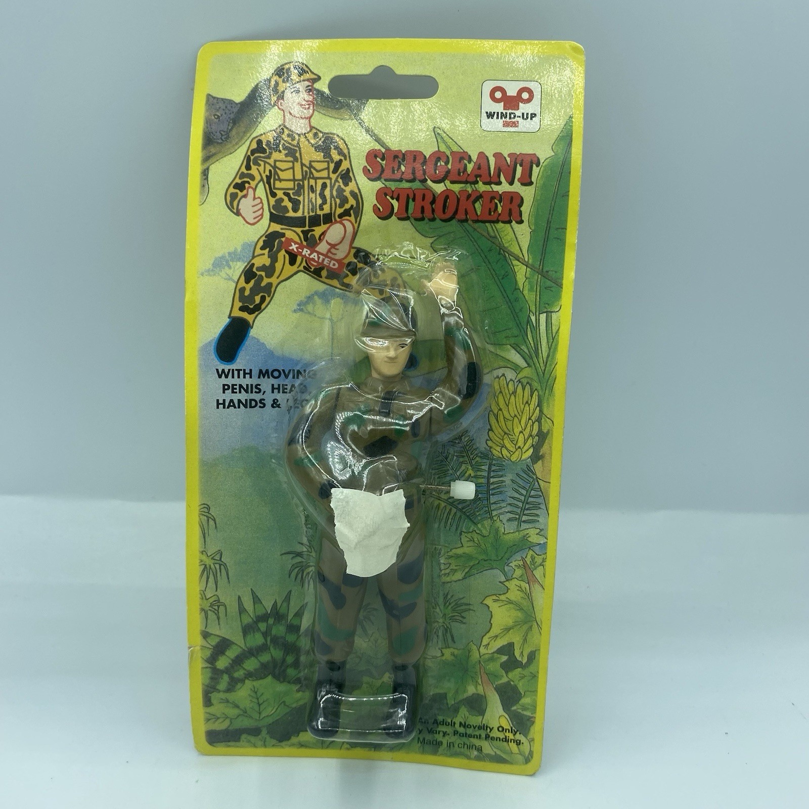 NAUGHTY WIND-UP  - SGT STROKER - PIPEDREAM PRODUCT  - ADULT NOVELTY ITEM - 1999