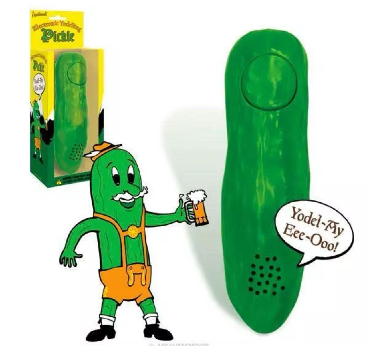 Accoutrements Electronic Singing-Yodeling Pickle Novelty Gift FREE SHIPPING
