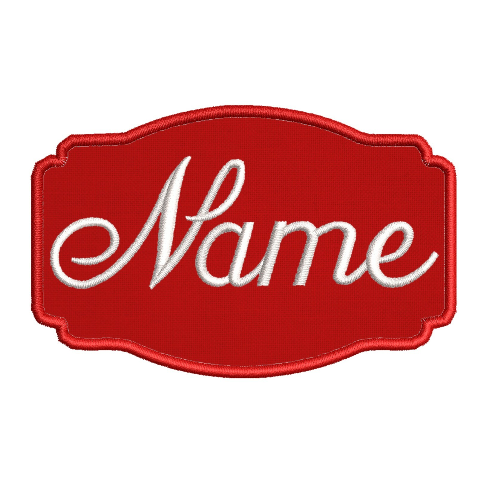 Custom Christmas Embroidered Name Tag Patch iron-on YOUR NAME Personalized Gift