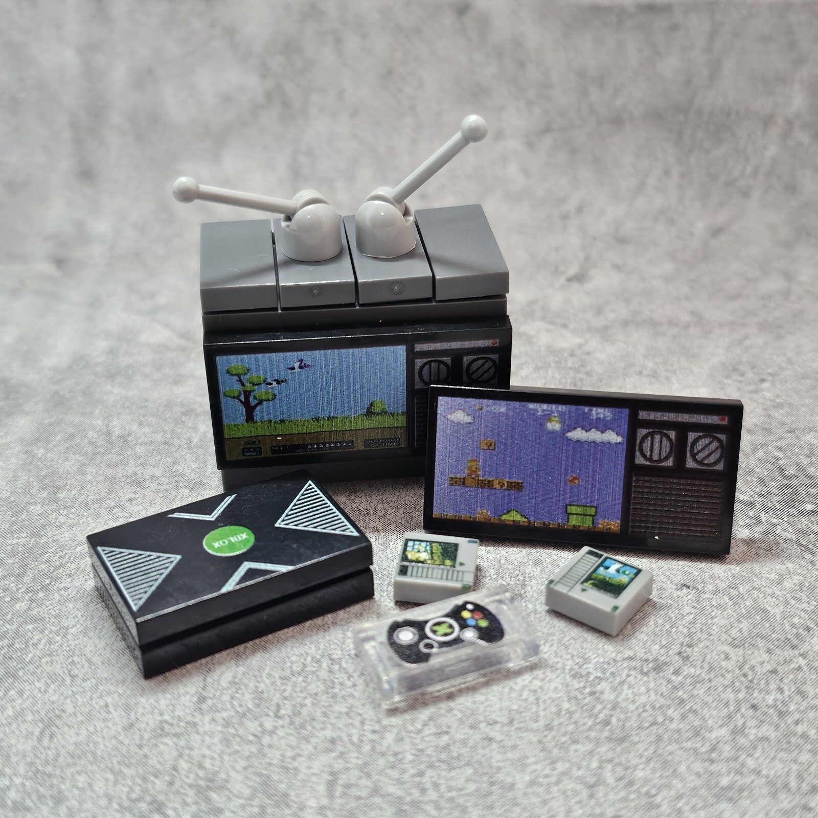 Custom Xblox Console Blocks Accessories for Minifigures Gd302 Gaming