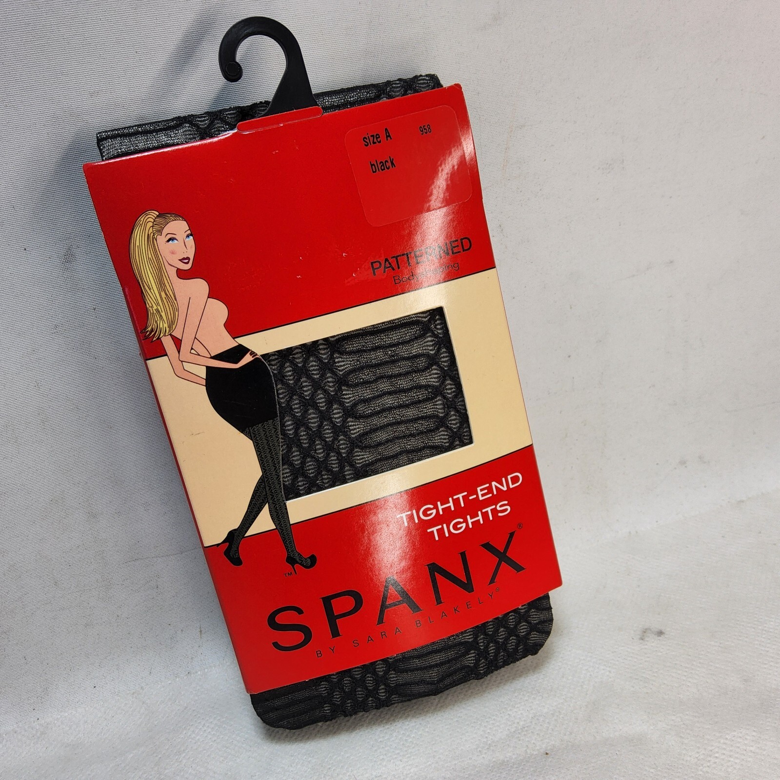 Spanx Tights Bodyshaping Tight-End Patterned Black Sizes A B C new casual style
