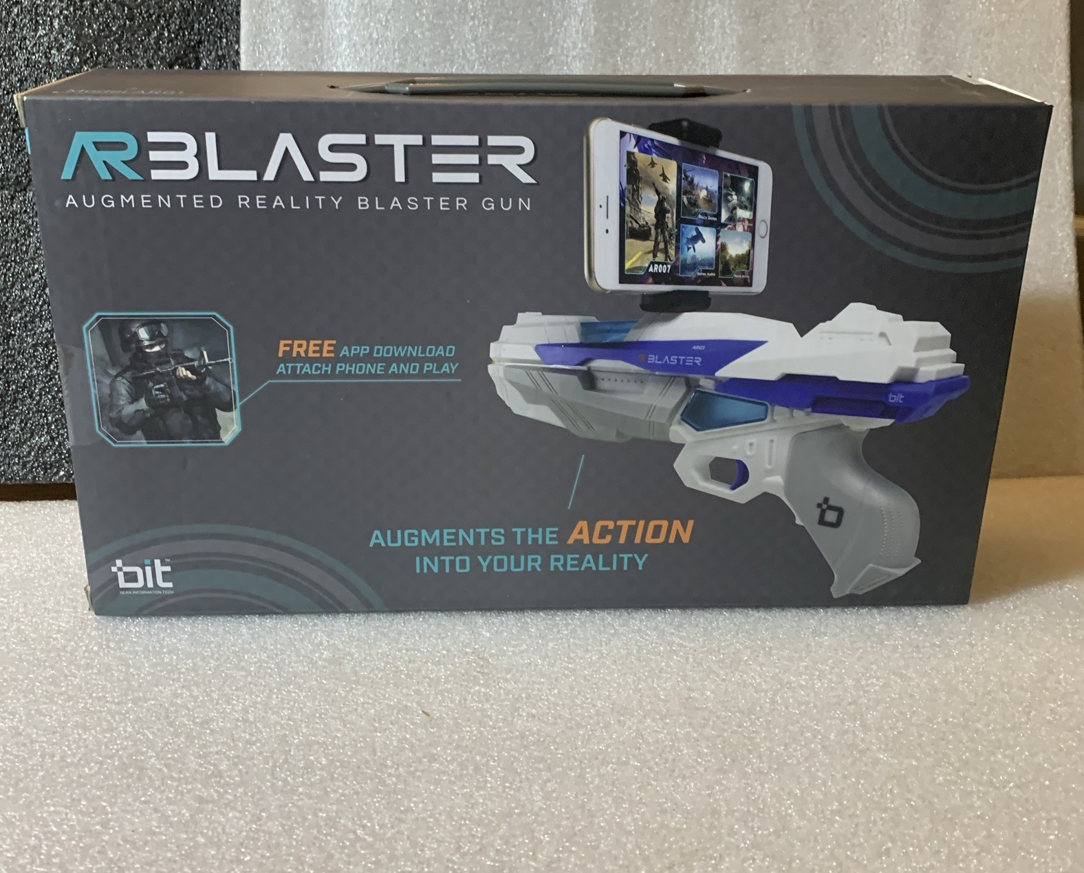 AR Blaster - Augmented Reality Video Game - Smart Phone Toy Gun Controller ARG1