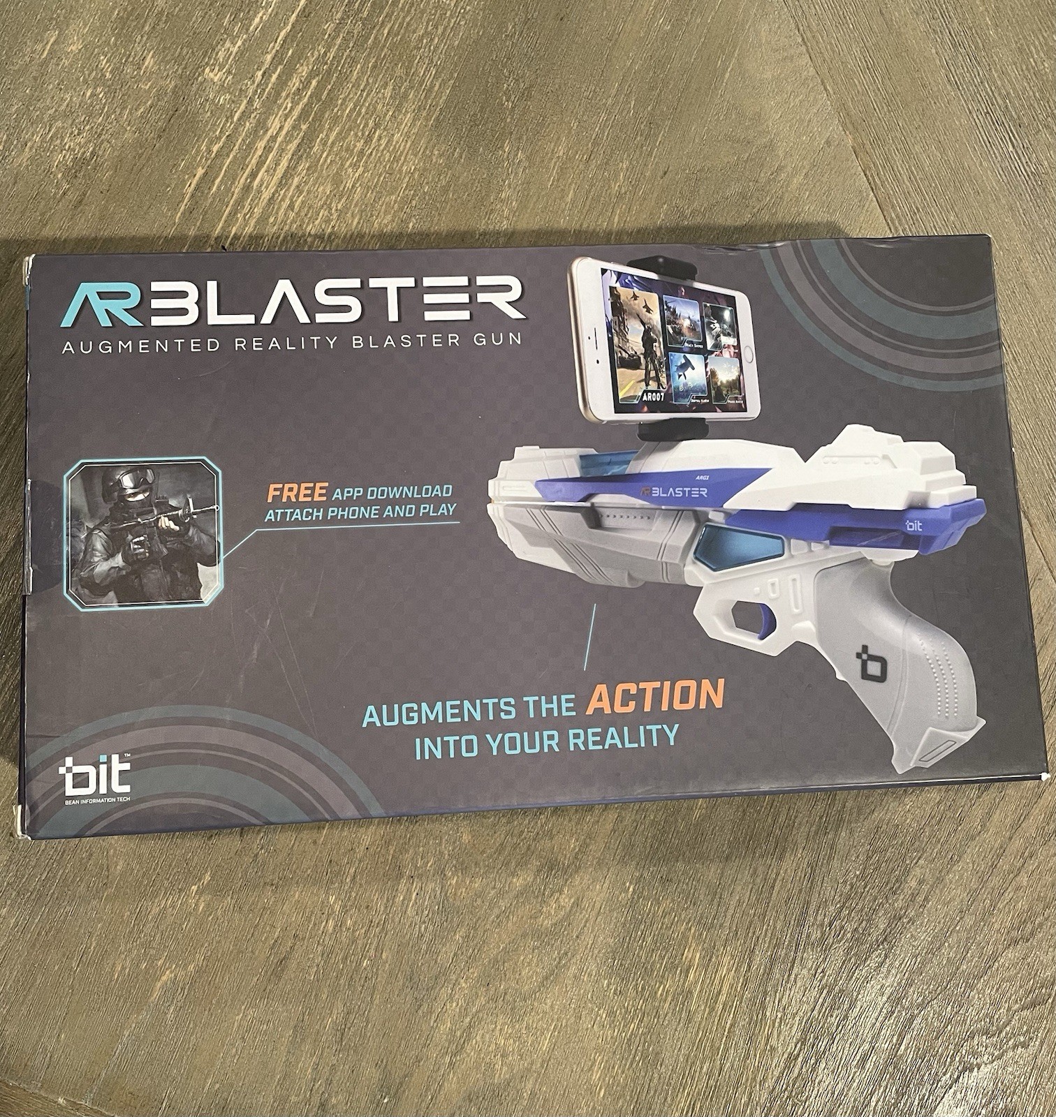 AR Blaster - 360° Augmented Reality Video Game - Smart Phone Toy Gun Controller
