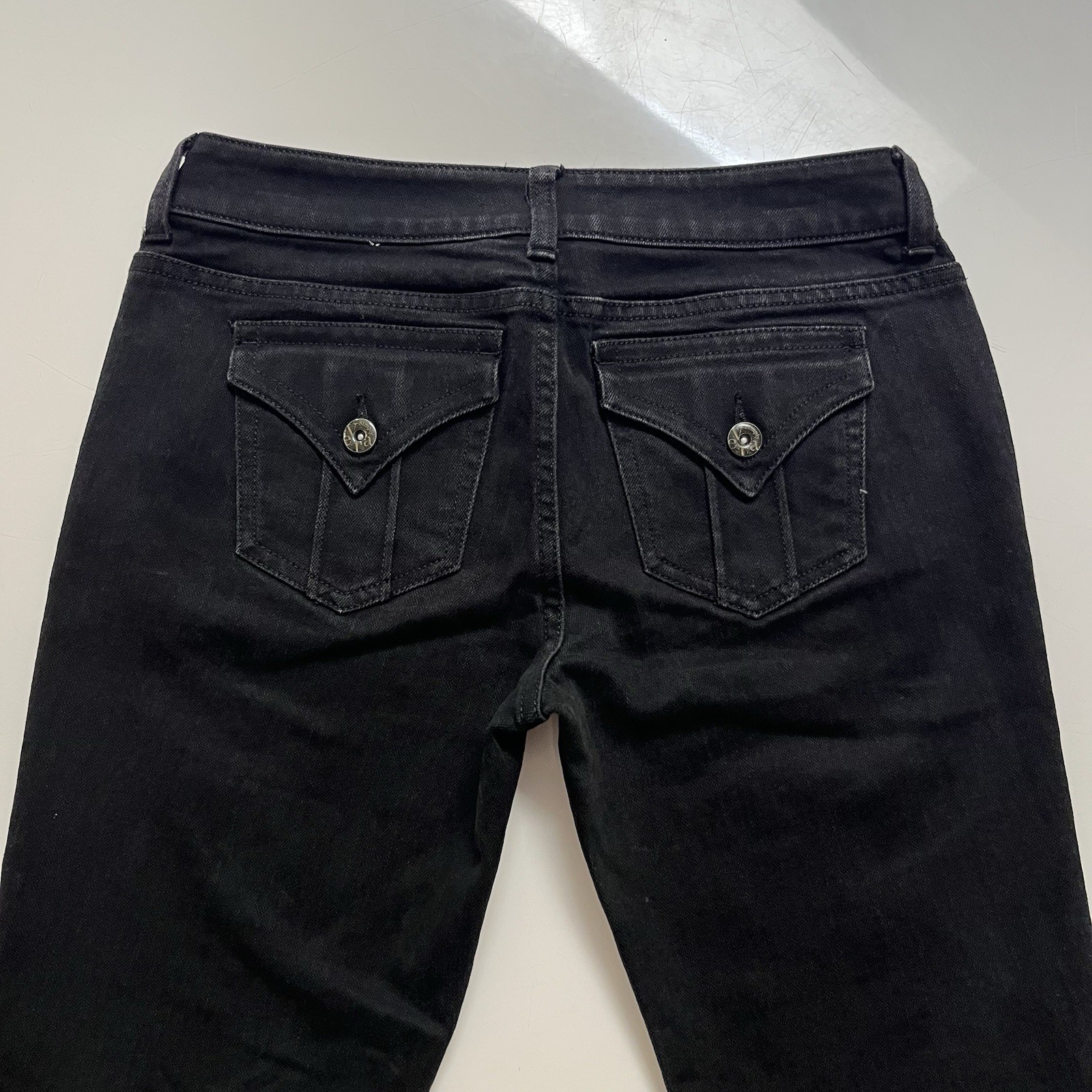 Simply Vera Wang Dress Flare Pants Women 6P Black Formal Elegant Office