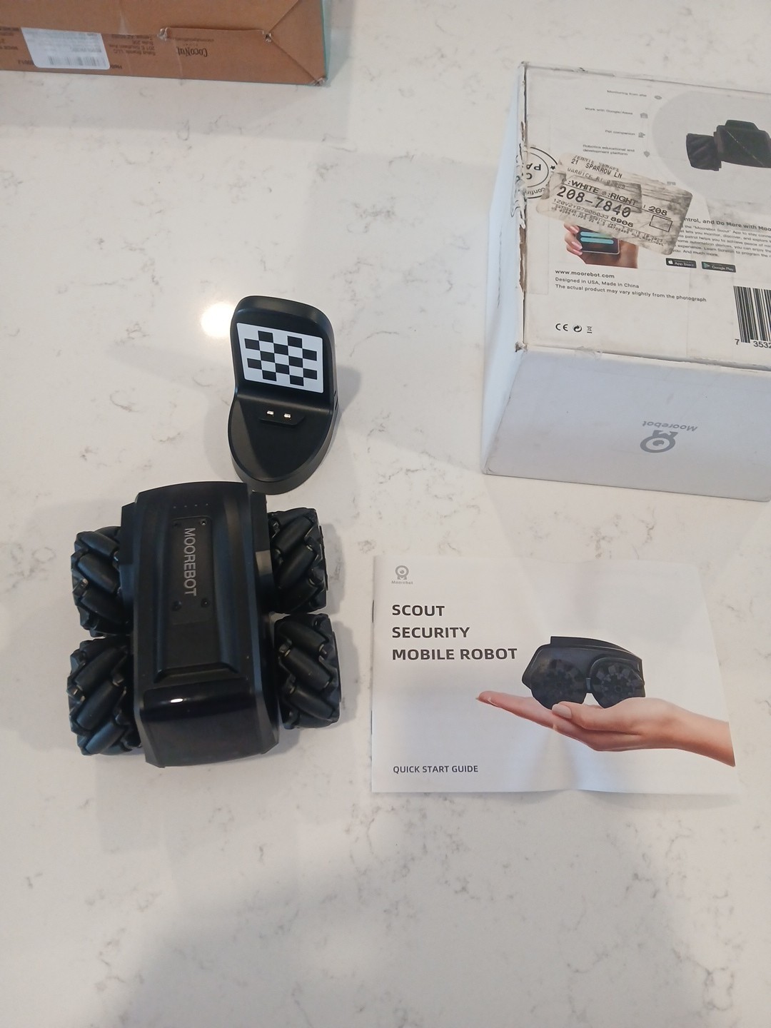 Moorebot Scout Security Mobile Robot