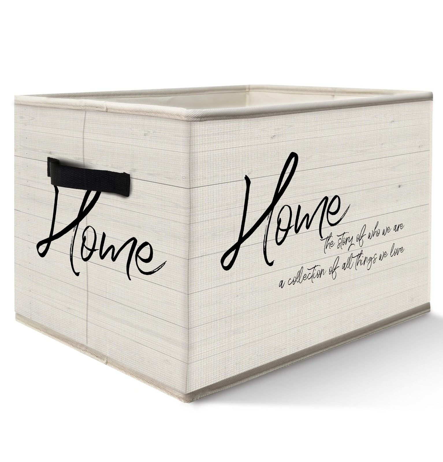 Inspirational Home Storage Bins Box with Handles, Home Decor Gifts for Housew...