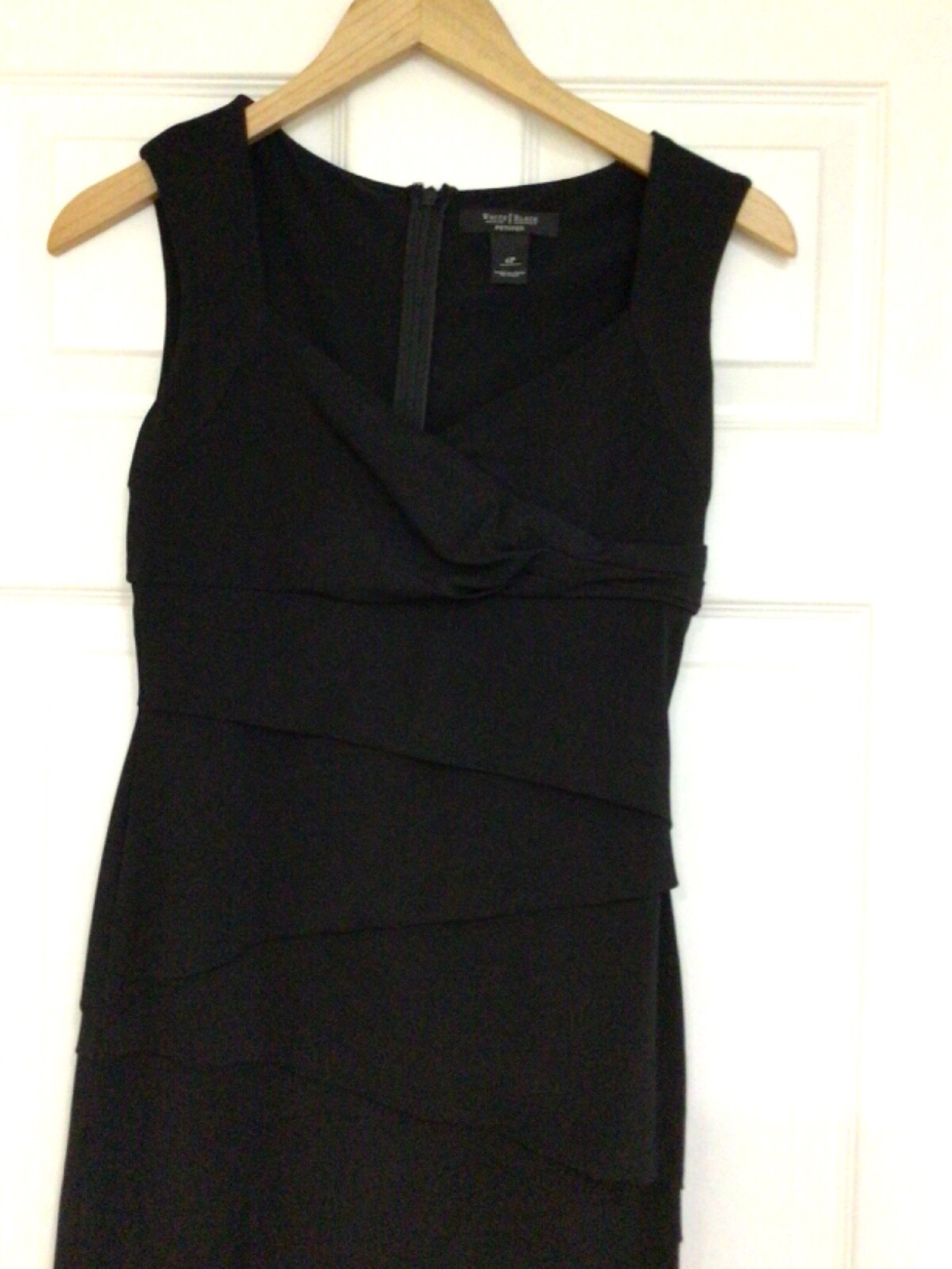 White House Black Market Black Sleeveless Dress Size 6P - Evening Look -