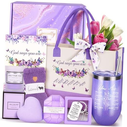 13PCS for Women Faith, Purple Inspirational Gifts for Christian Gifts