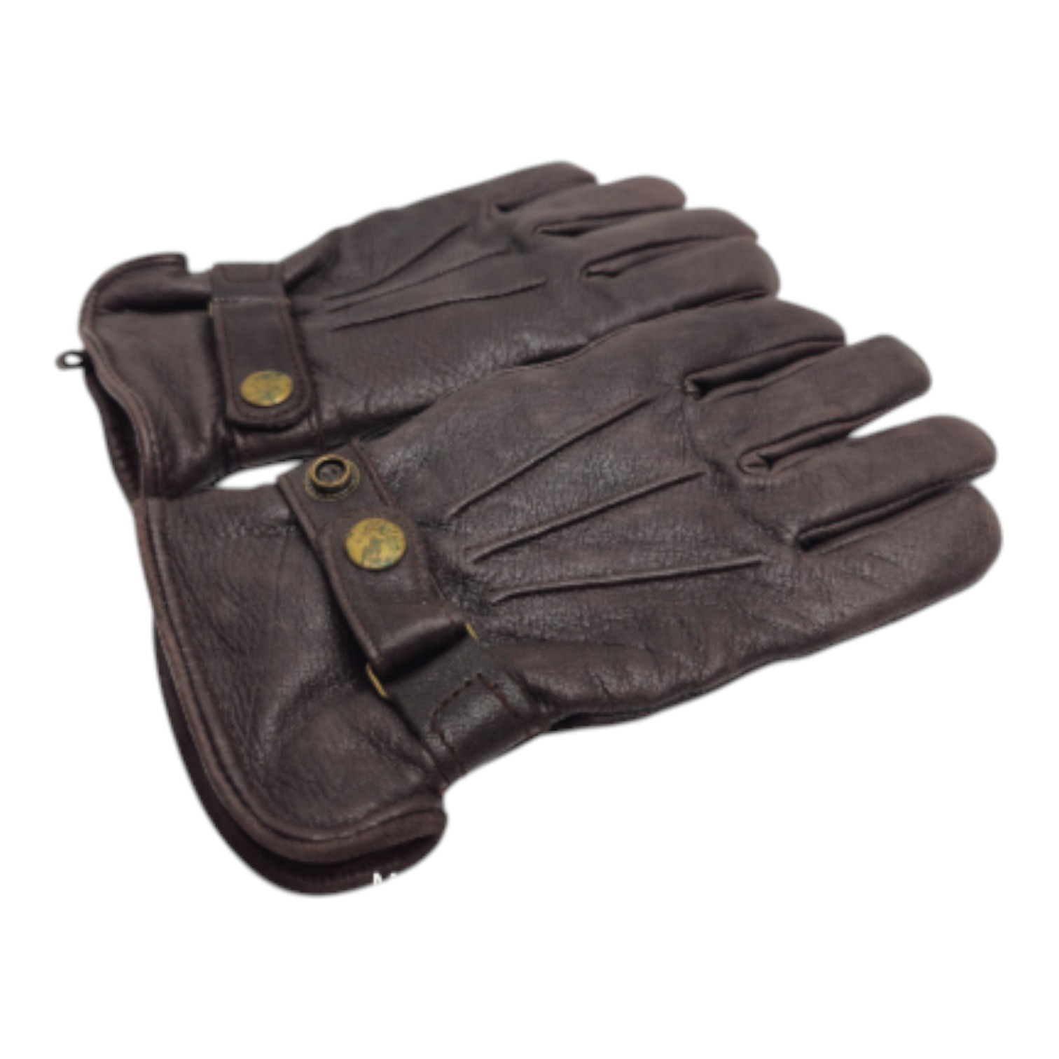 Ladies Paris Design Leather Gloves Sz L Chic Elegant Dress Fashion Classic