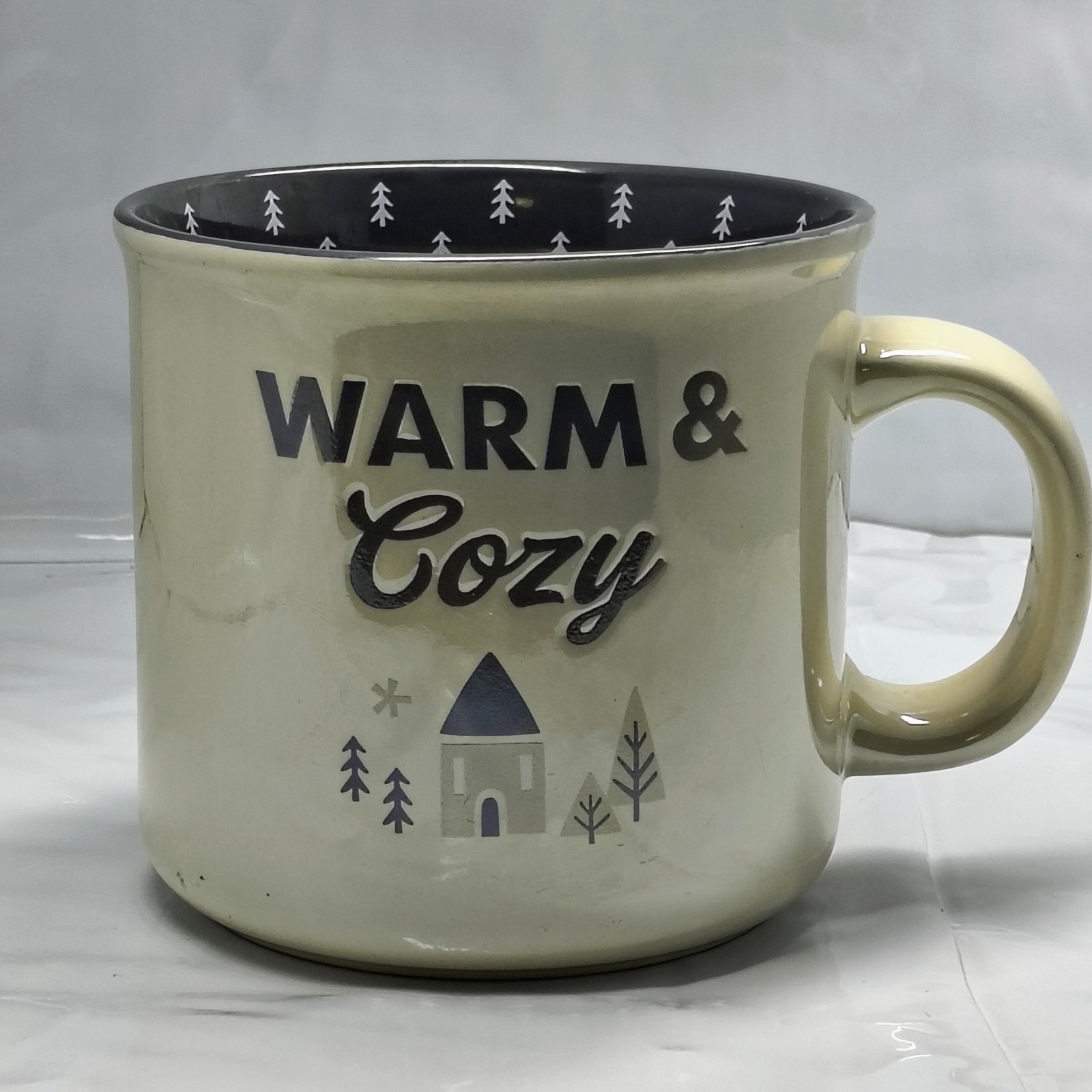 Jessica Simpson Home Christmas WARM & COZY Ceramic Coffee Tea Mug
