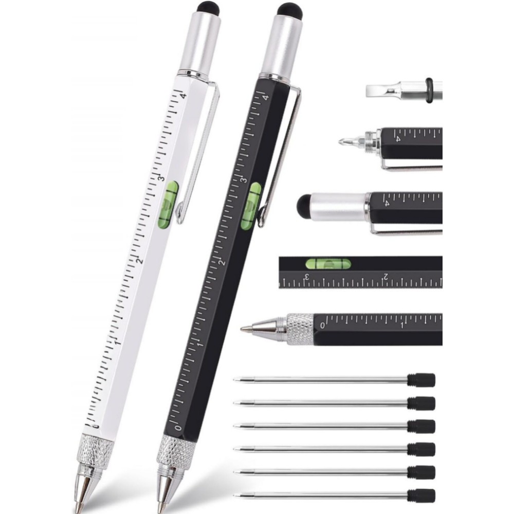 2 Pcs Multi Tool Pen, Stocking Stuffers for Men, Cool Gadgets, Gifts For Her