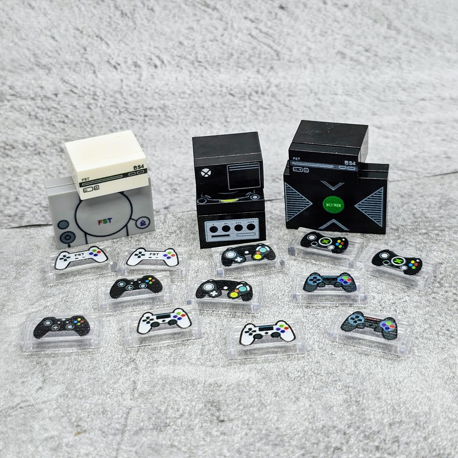 6pack Custom Next Gen Console Blocks Accessories for Minifigs Gd401 Gaming