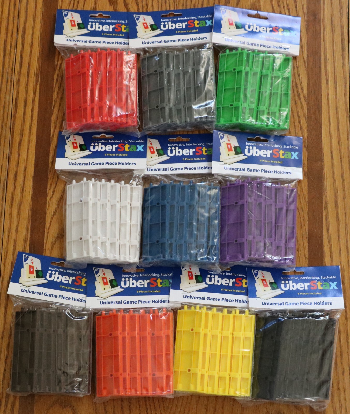 UberStax Universal Game Piece Holders Multiple Colors Available Sold Separately
