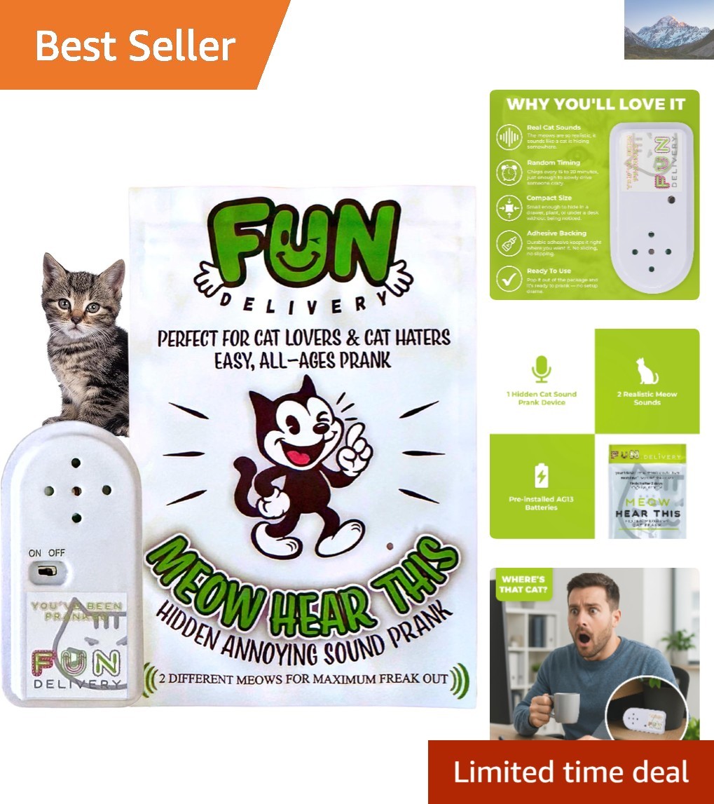 Meow Noise Maker Toy – Perfect Hidden Prank Device for Mischievous Fun