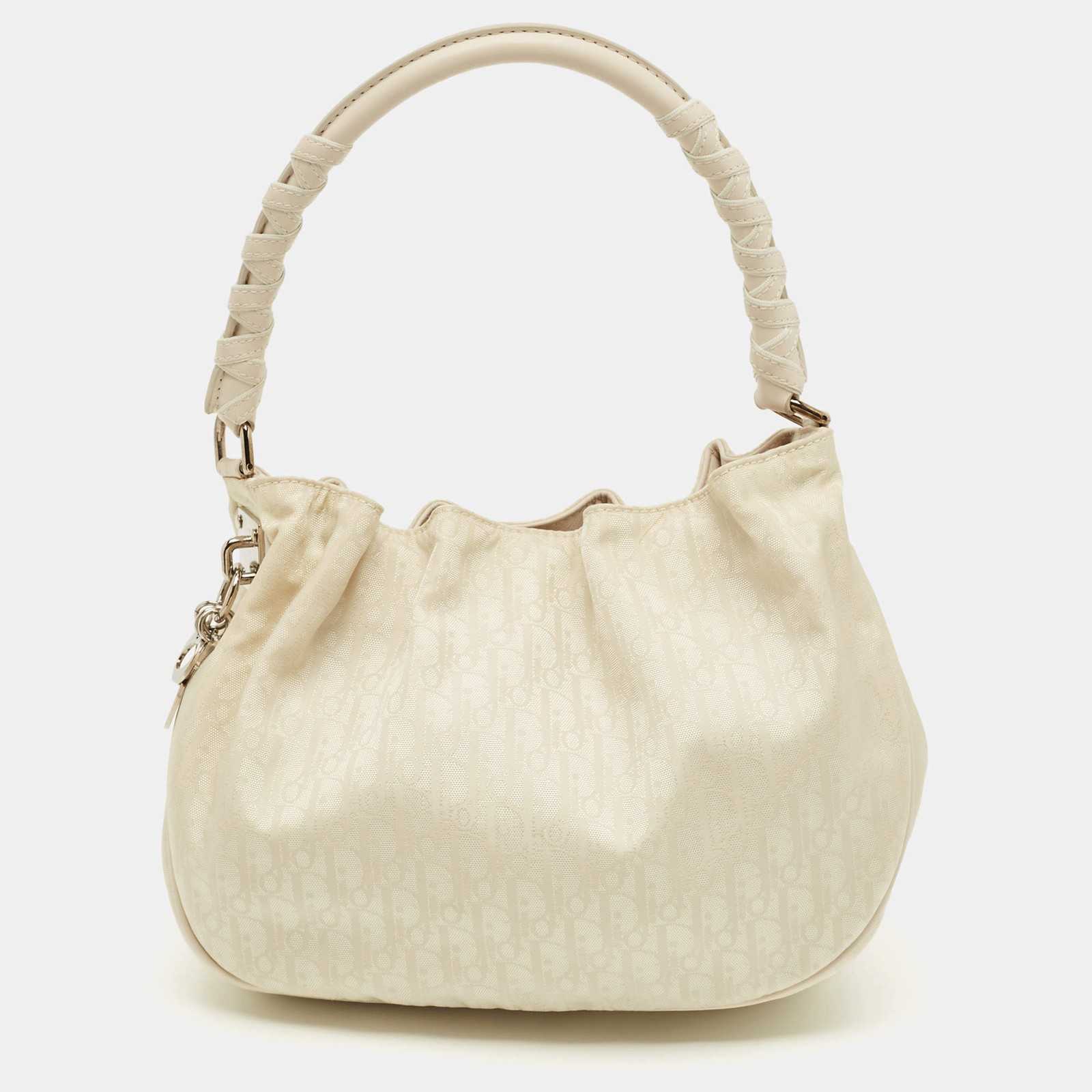 Dior Off White Diorissimo Nylon Lovely Hobo