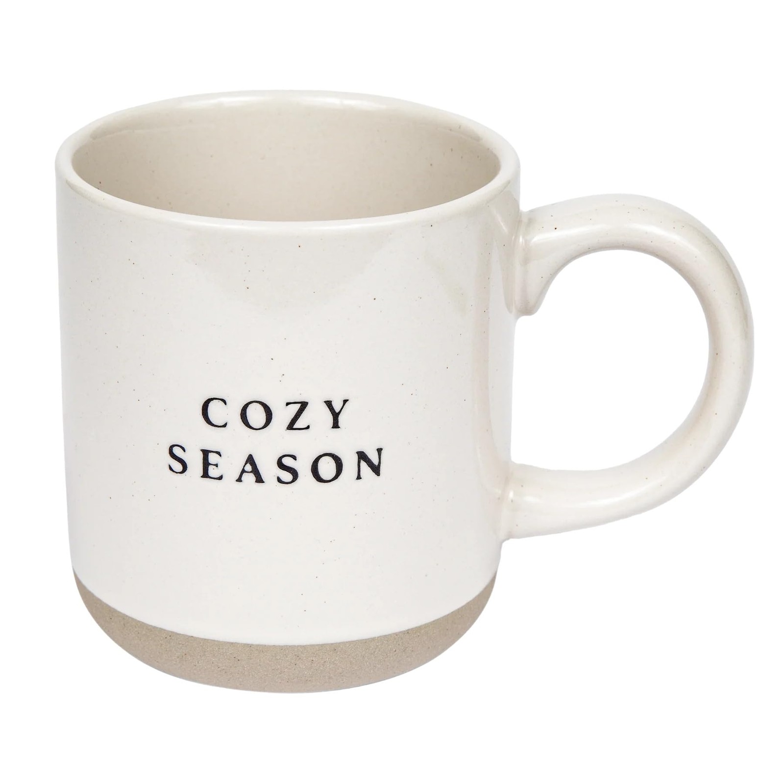 Cozy Season Stoneware Coffee Mug | Fall and Winter Novelty Coffee Mugs | Micr...