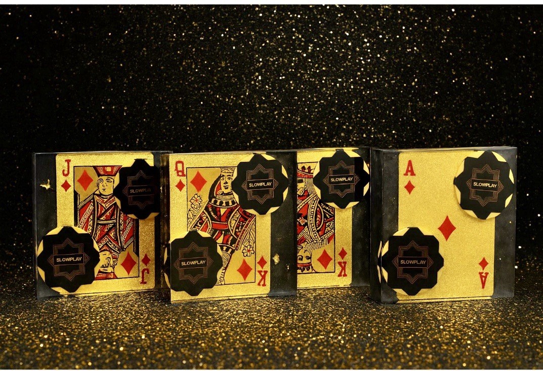 Handmade Epoxy Resin Poker Coaster Set of 4 Unique Gift Vegas Style