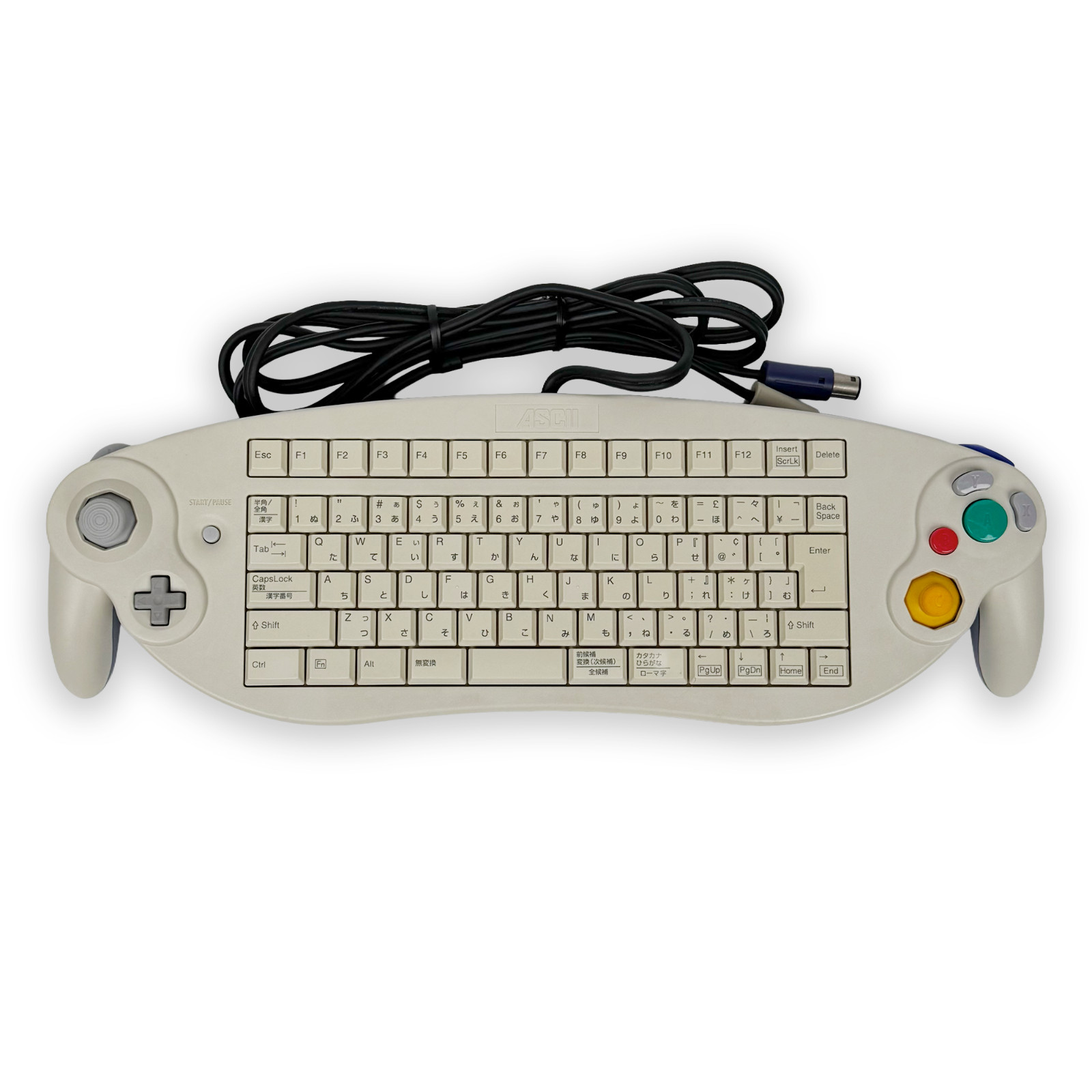 Nintendo GameCube ASCII ASC-1901PO Keyboard Controller Cleaned - Fast Free Ship