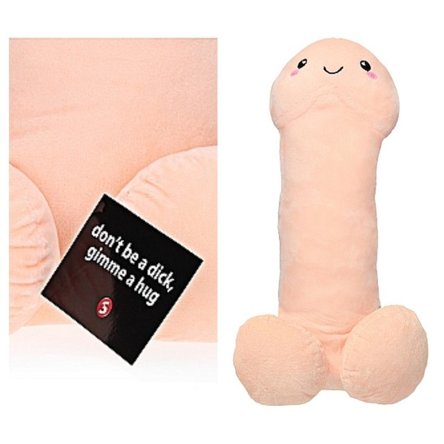 PENIS PLUSHIE PILLOW STUFFED DICK GIVE ME A HUG GAG GIFT NOVELTY ITEM