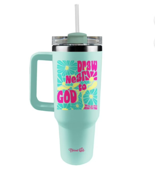 Christian Tumbler-40oz with Handle-Inspirational Gifts for Women's Faith,