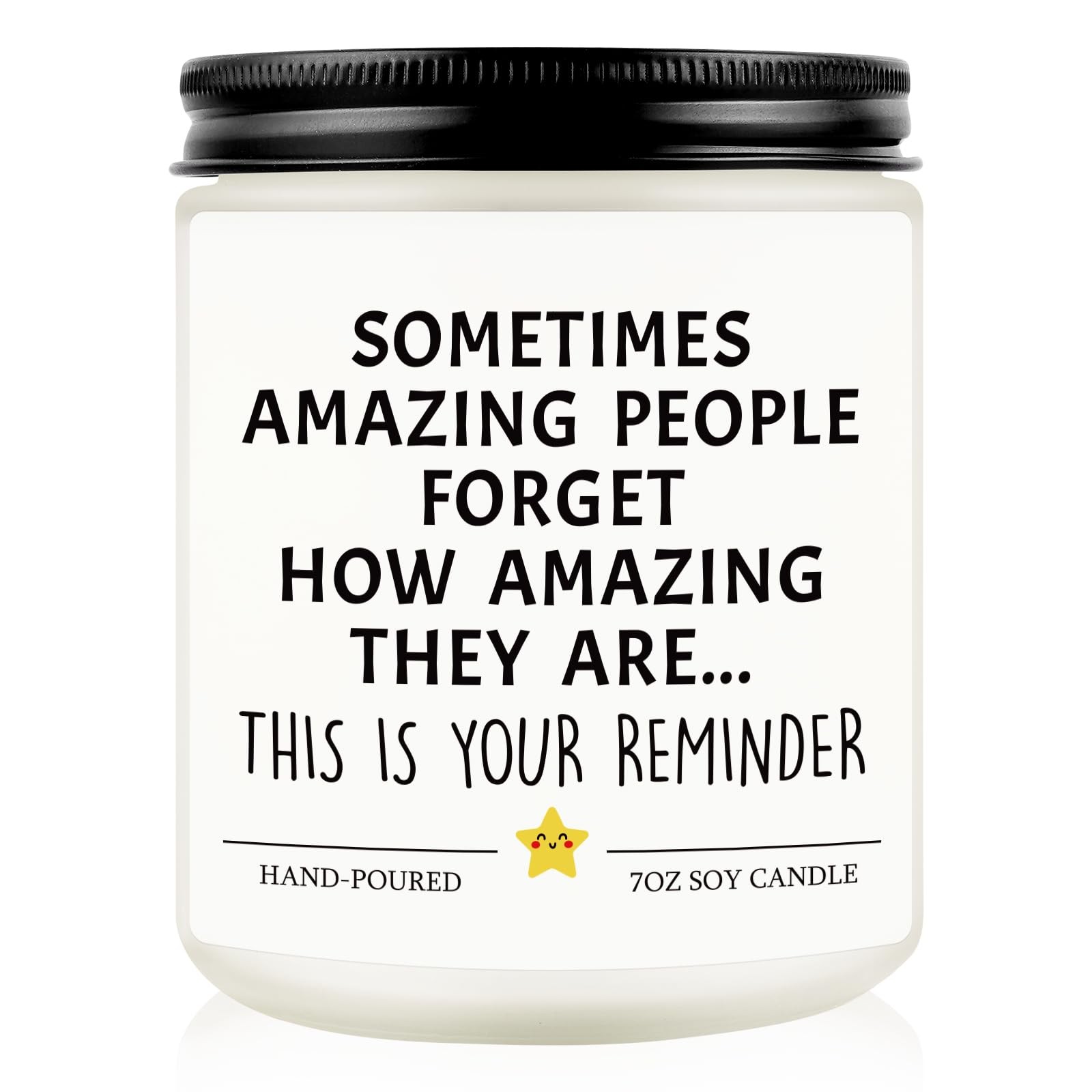 Thank You Gifts, Inspirational Gift for Women Men Relaxing Stress Relief Candle