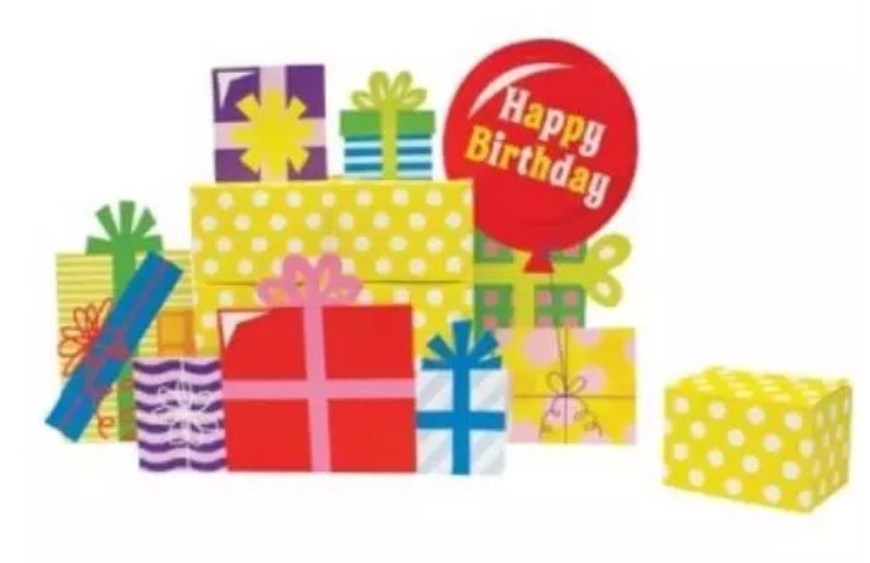 Creative Converting Pile of Presents Birthday Centerpiece With (12) Favor Boxes