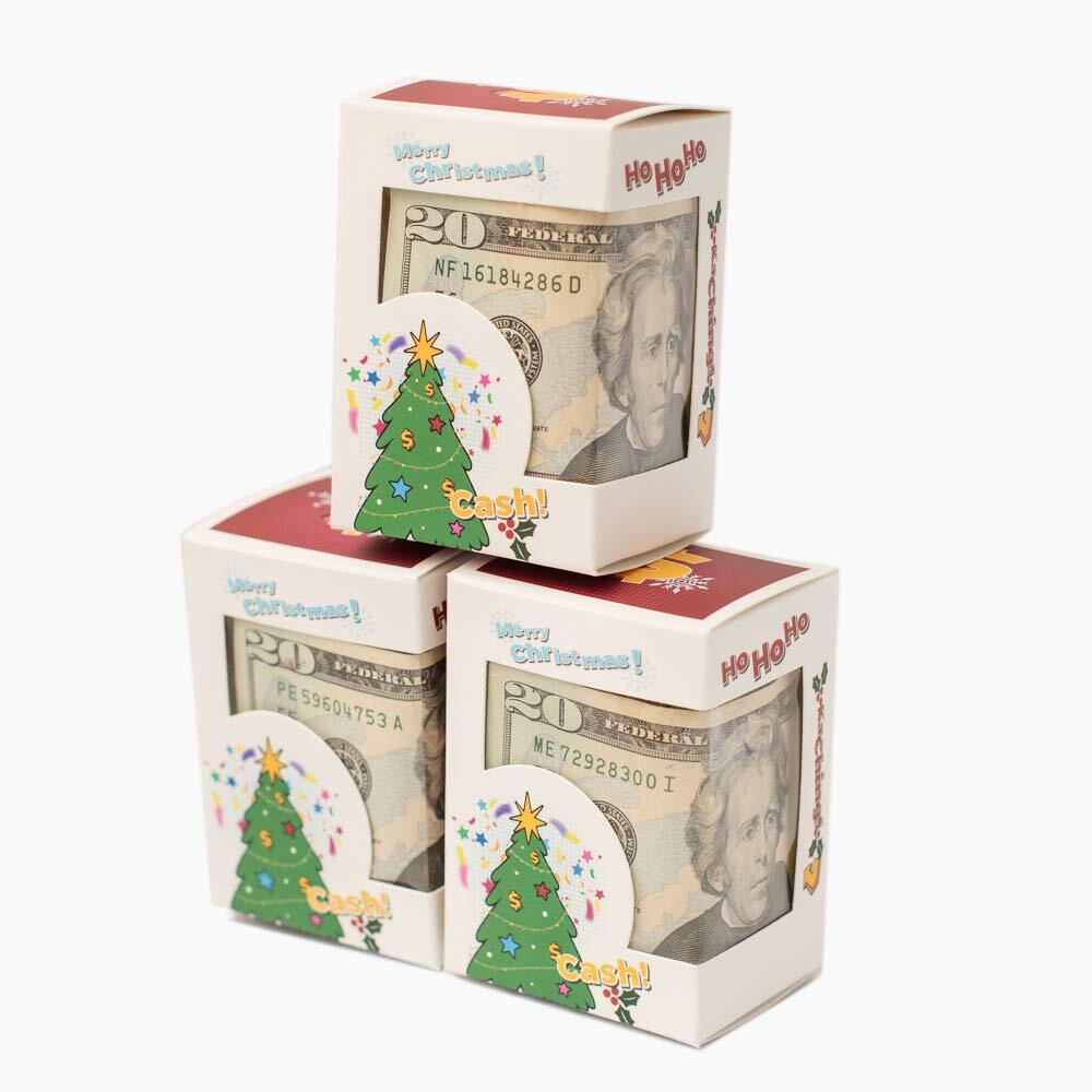 Christmas Cash Gift Boxes Money Gifting Holiday Creative Cash Presentation