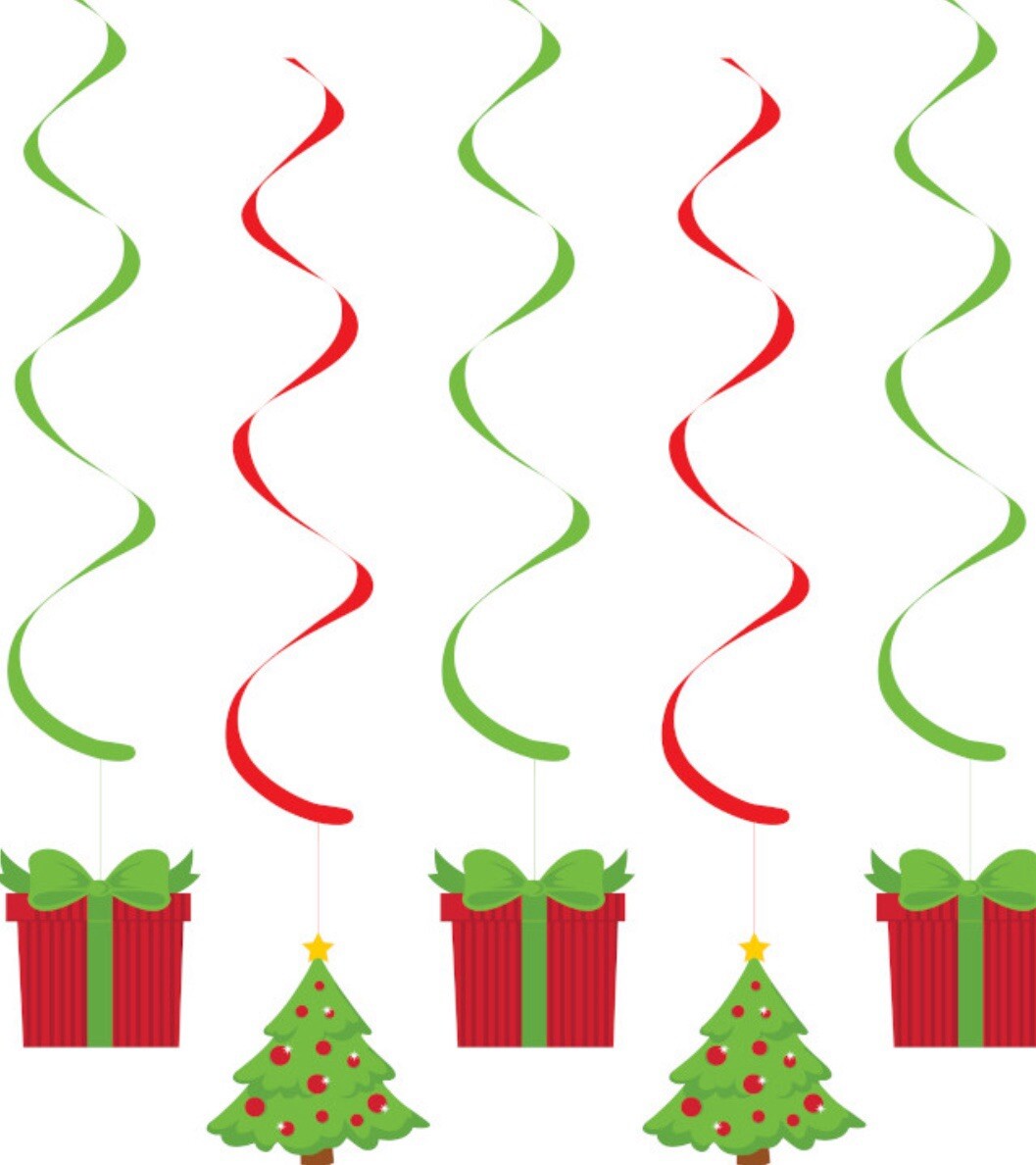 Trees & Present Dizzy Danglers