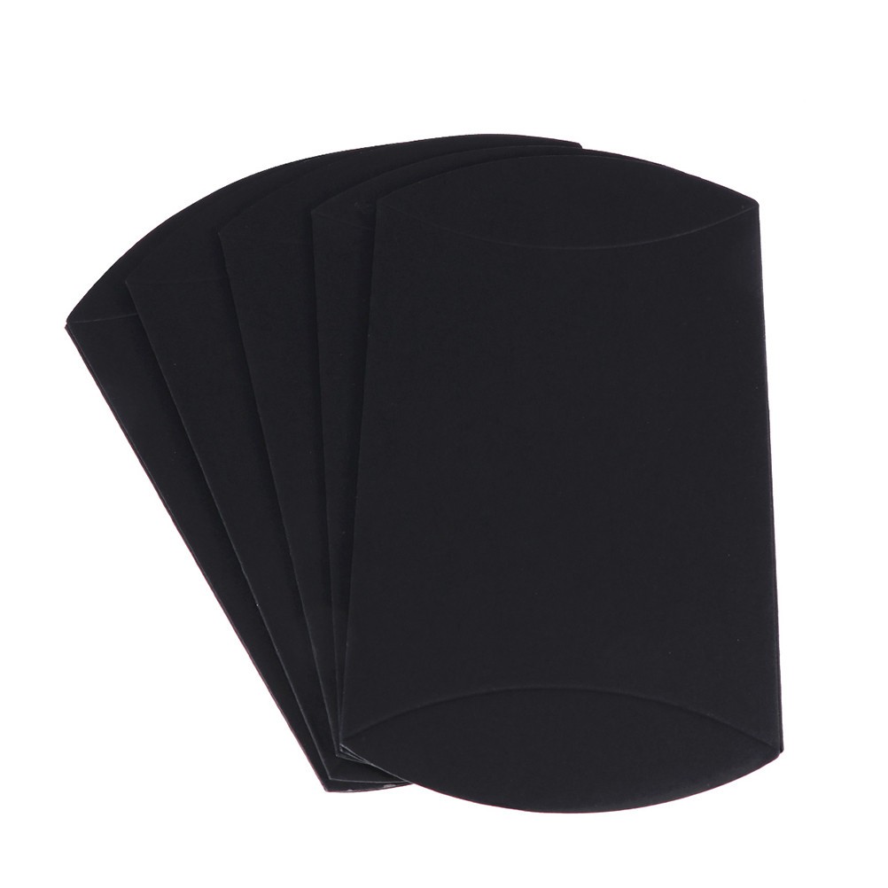 50 Pcs Candy Packaging Boxes Holiday Creative Pillow Shape Cases Presents