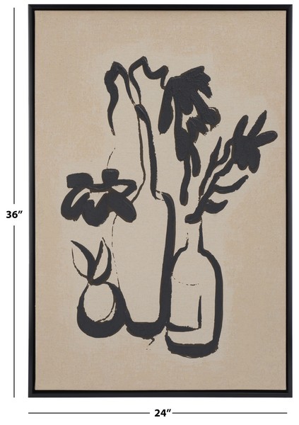 Safavieh INKY ARRANGEMENT 24x36 WALLART, Reduced Price 2172763279 WLA2069A